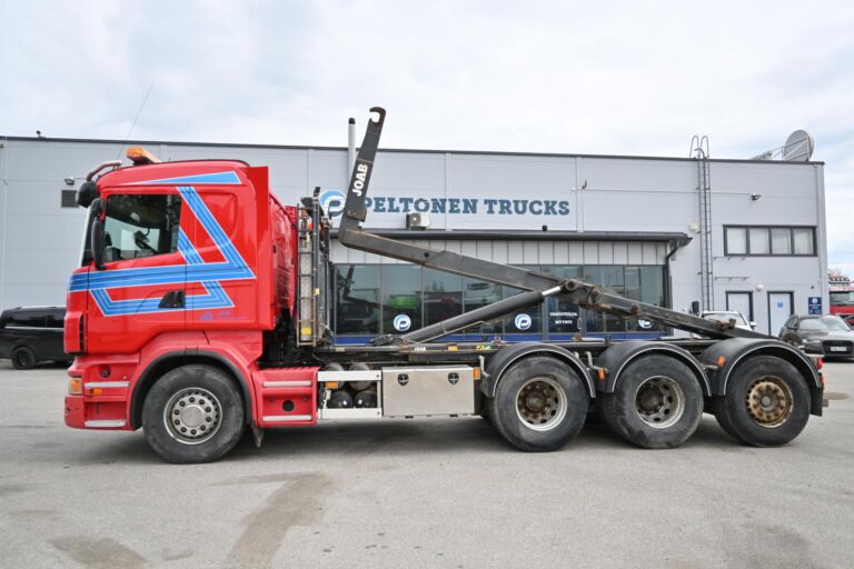 Scania R480 8x4*4 Tridem koukkuauto