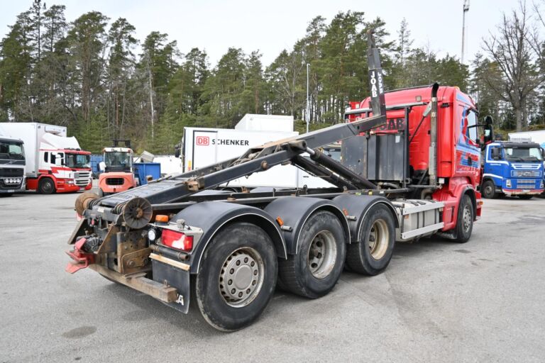 Scania R480 8x4*4 Tridem koukkuauto