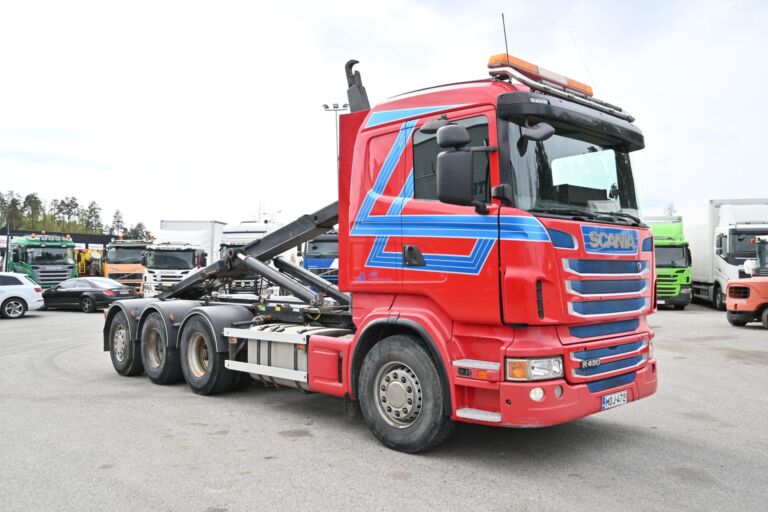 Scania R480 8x4*4 Tridem koukkuauto