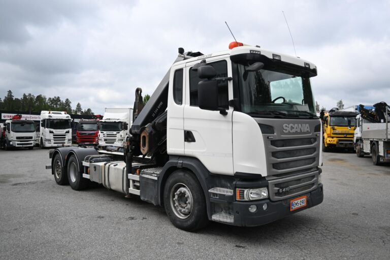 Scania G410 6x2*4 10v tark. Nosturi/Koukku