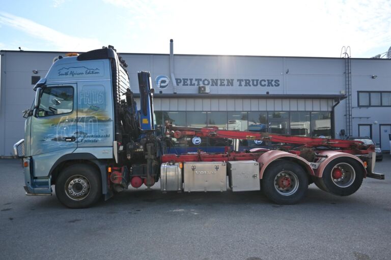 Volvo FH660 6x2 nosturi ja vaijeriauto