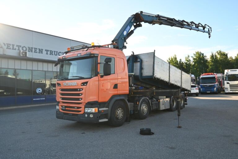 Scania G490 8x4 Nosturi & Koukkuauto