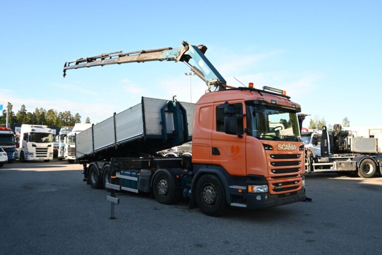 Scania G490 8x4 Nosturi & Koukkuauto