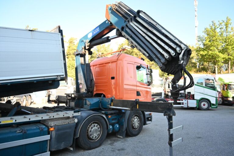 Scania G490 8x4 Nosturi & Koukkuauto