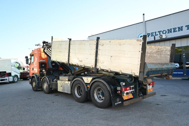 Scania G490 8x4 Nosturi & Koukkuauto