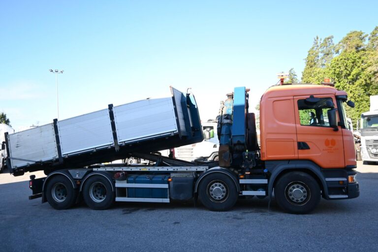 Scania G490 8x4 Nosturi & Koukkuauto