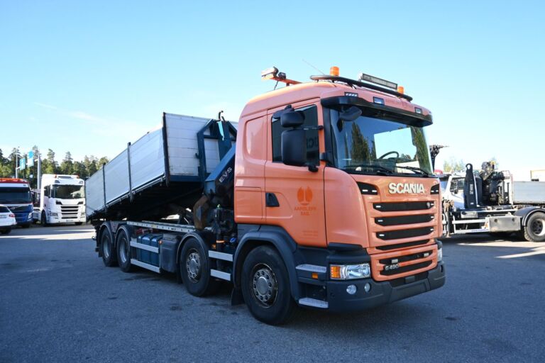 Scania G490 8x4 Nosturi & Koukkuauto