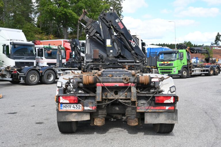 Scania P360 6x2 HIAB 122 nosturi ja vaijerilaite