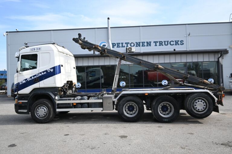 Scania R420 8x4 vaihtolava-auto
