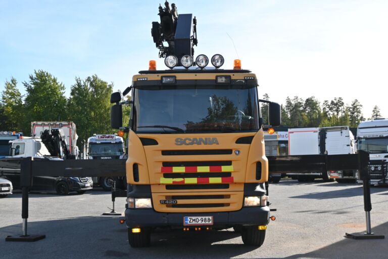 Scania R420 8x2 HIAB 422