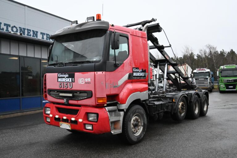 Sisu E11 340 vaijerivaihtolava-auto