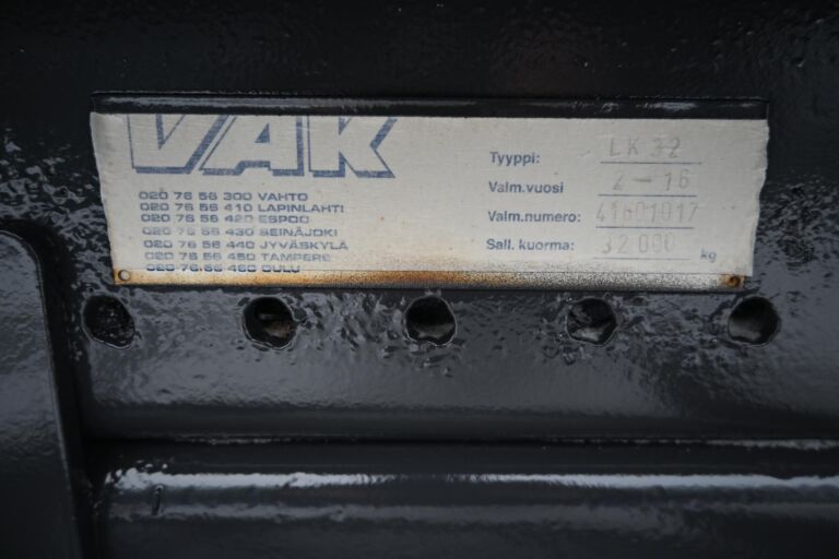 Volvo FH650 8x4*4 Tridem 7m koukkulaite