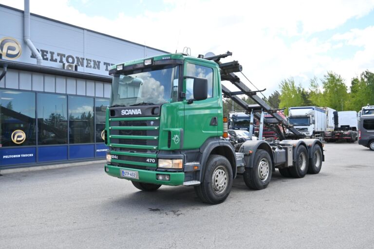 Scania R124 vaihtolava-auto