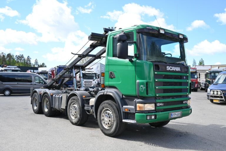 Scania R124 vaihtolava-auto